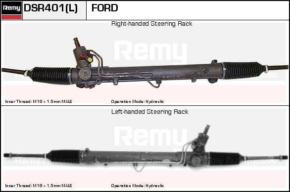 DELCO REMY Рулевой механизм DSR493L